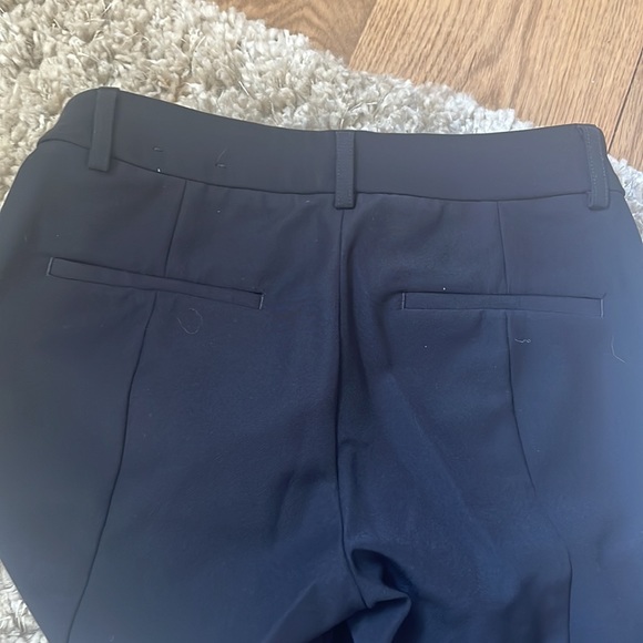 Express Black Mid Rise Work Pants - Picture 4 of 4